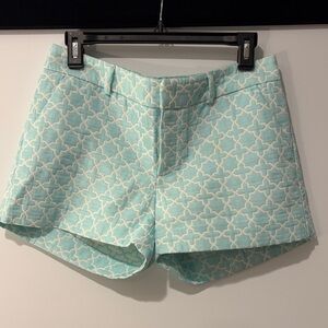 Banana Republic Mint Patterned High-Waist Women's Shorts